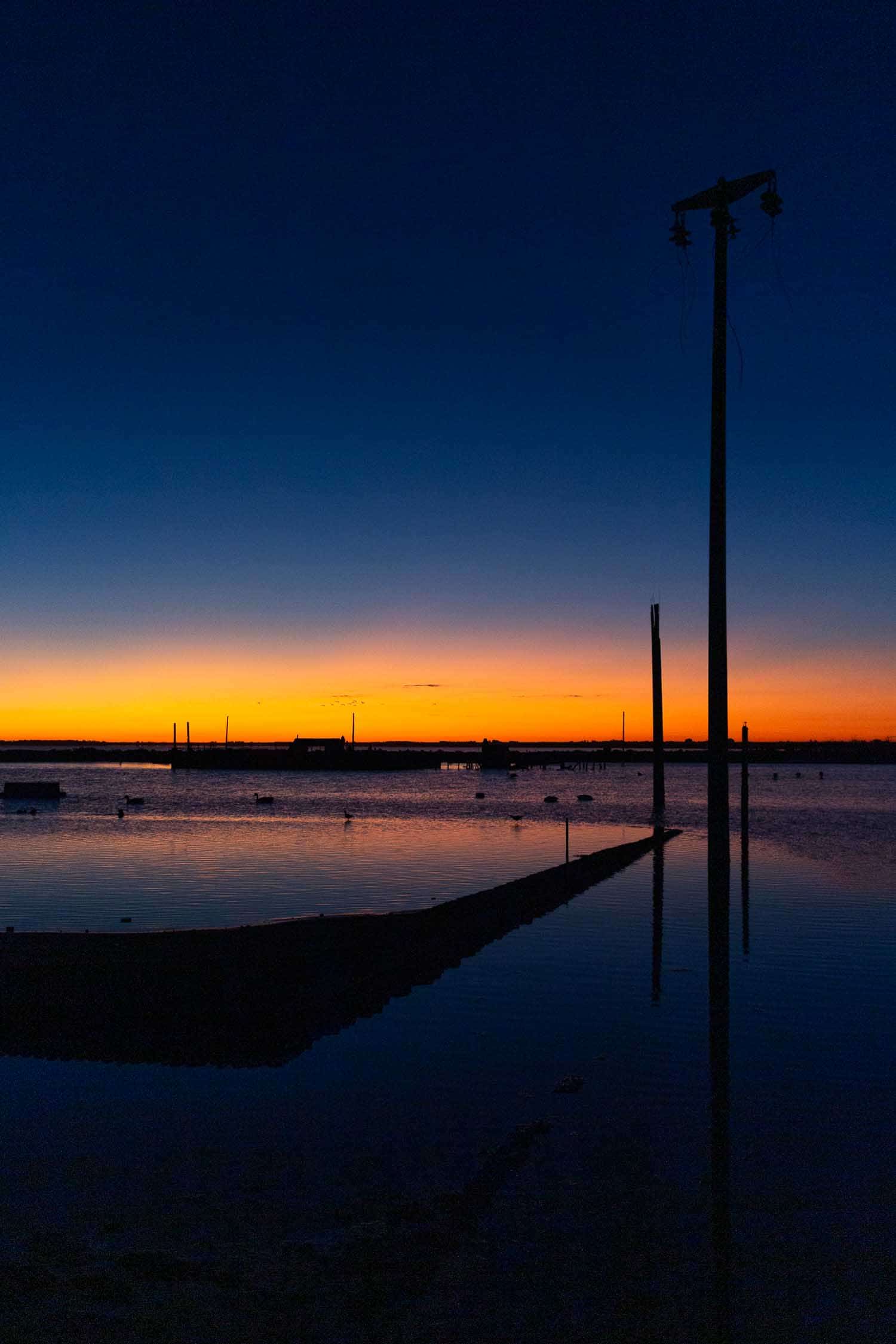 Atardecer en las Ruinas de Epecuen