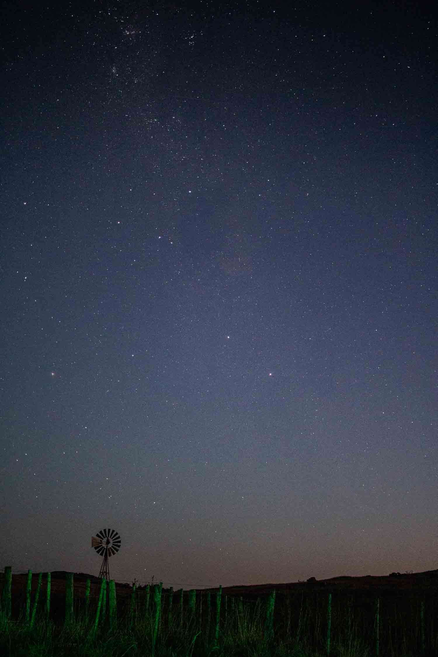 Via Lactea en el campo