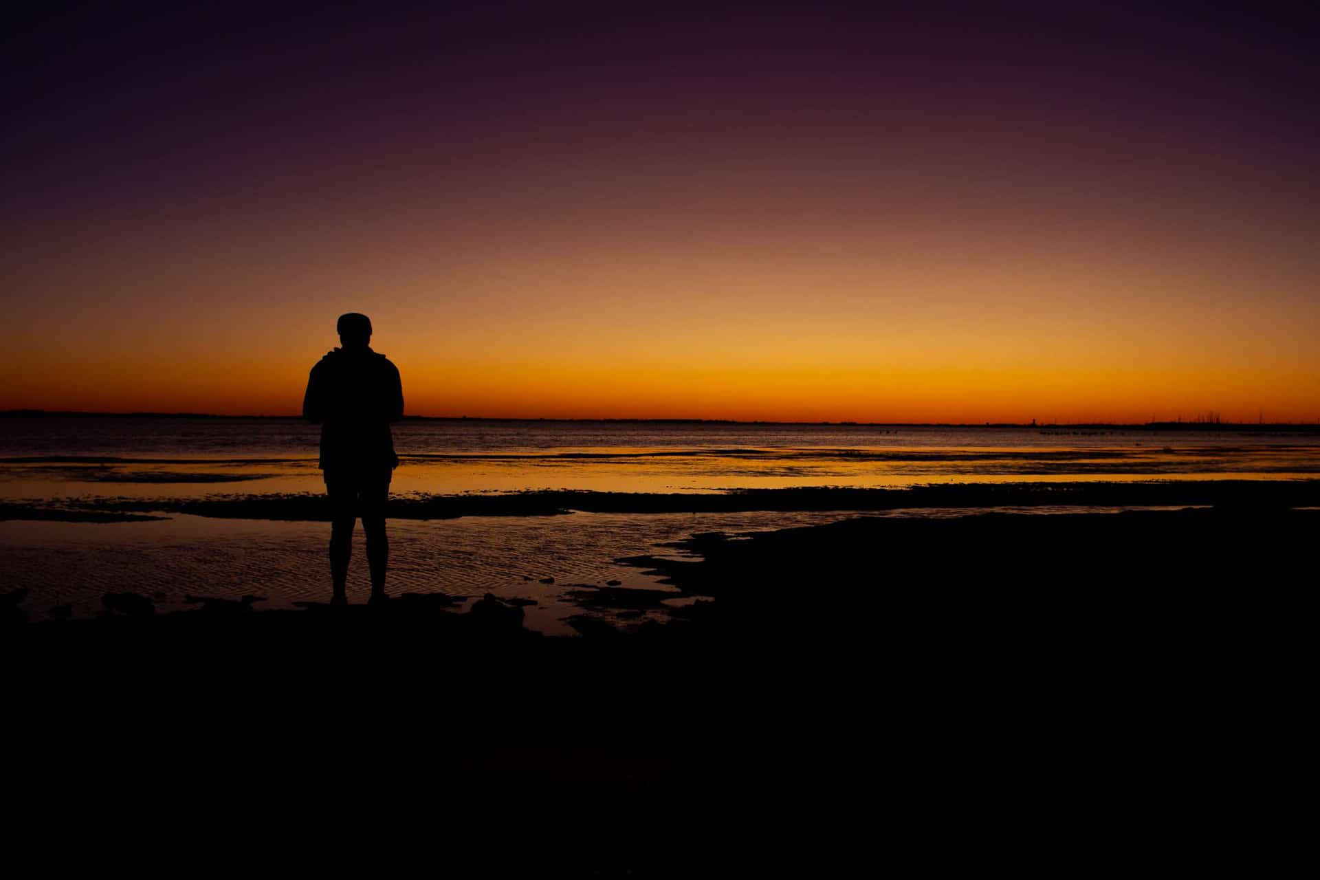 Atardecer en Epecuen