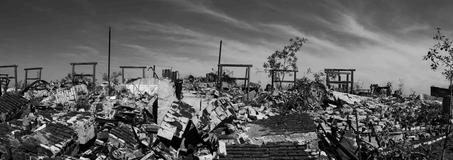 Marcos de Epecuen panorama