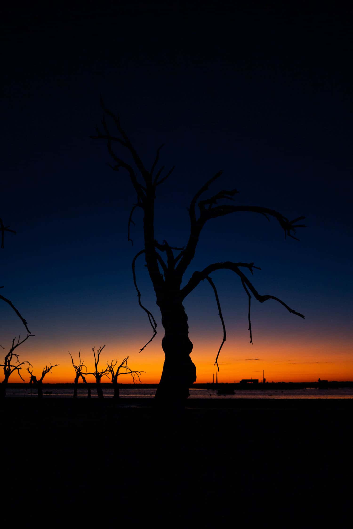 Atardecer en Epecuen
